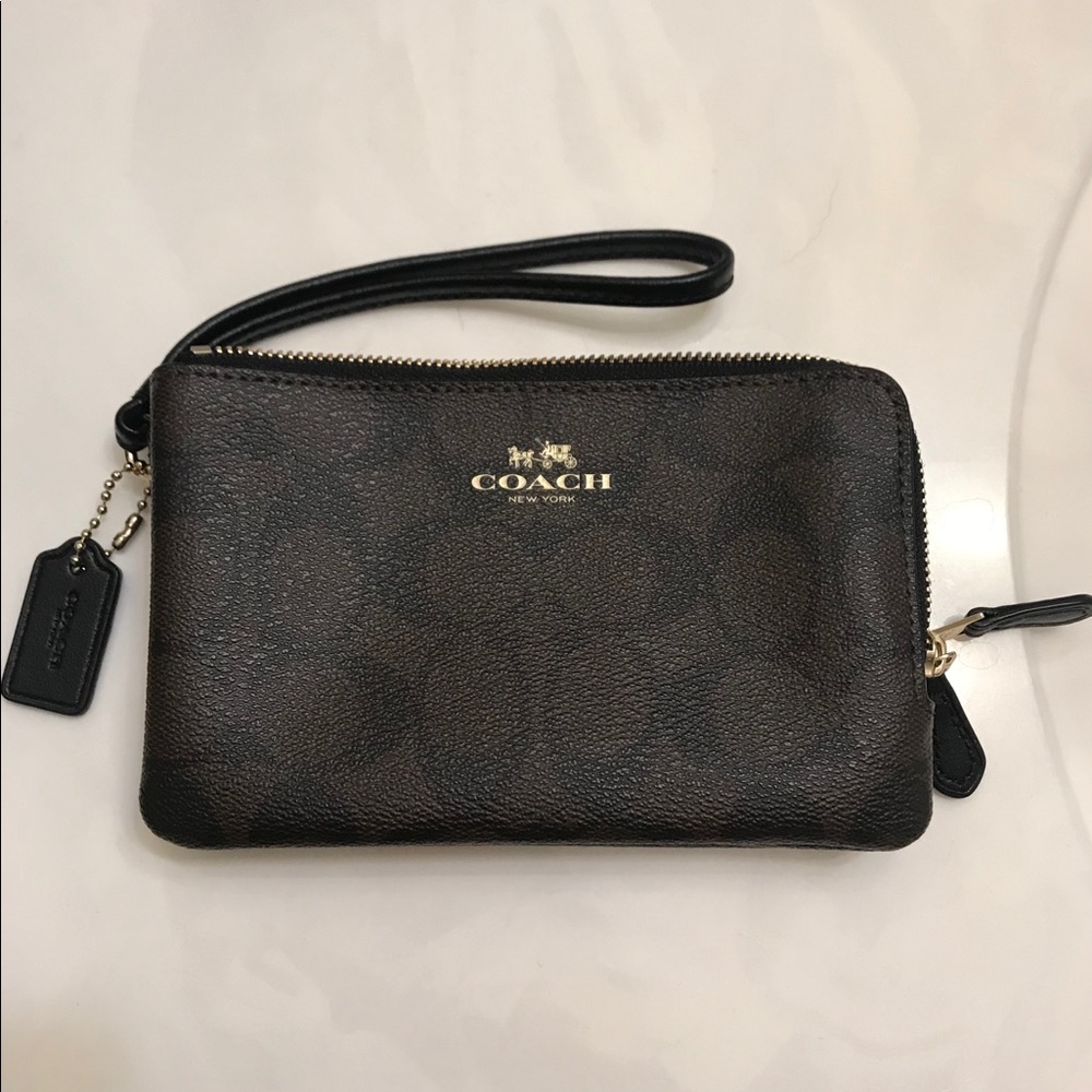 Chocolate Coach wallet purse